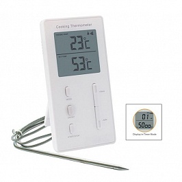 Термометр таймер с выносным щупом
